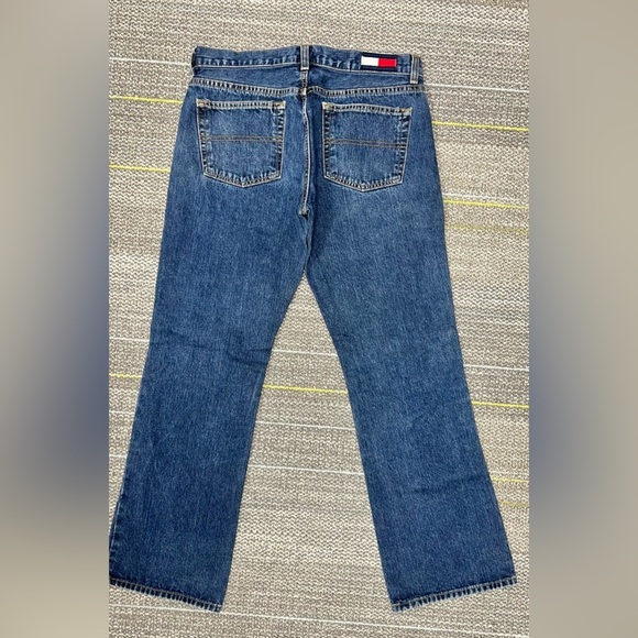 Tommy Jeans Vintage Low Rise Wide Leg Y2K 90’s Denim Boot Cut Jeans - Picture 4 of 7